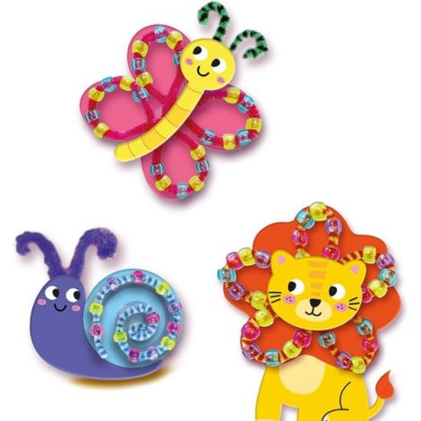 Ses Creative Set Creativ Animale cu Margele DIY - imagine 2