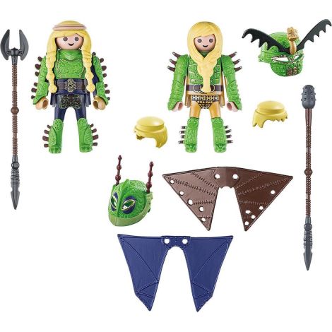 Playmobil Raffnut și Taffnut - Costume de Zbor Dragons - imagine 3