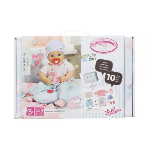 Baby Annabell Cutie Haine si Accesorii 43 cm Zapf