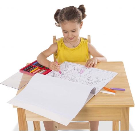 Melissa&Doug Caiet Colorat Printese și Zane Jumbo - imagine 4