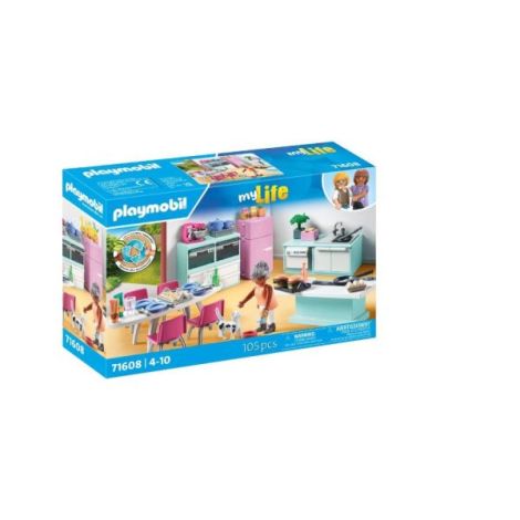 Playmobil Bucătărie cu Loc de Masă | Jucărie Creativă - imagine 2