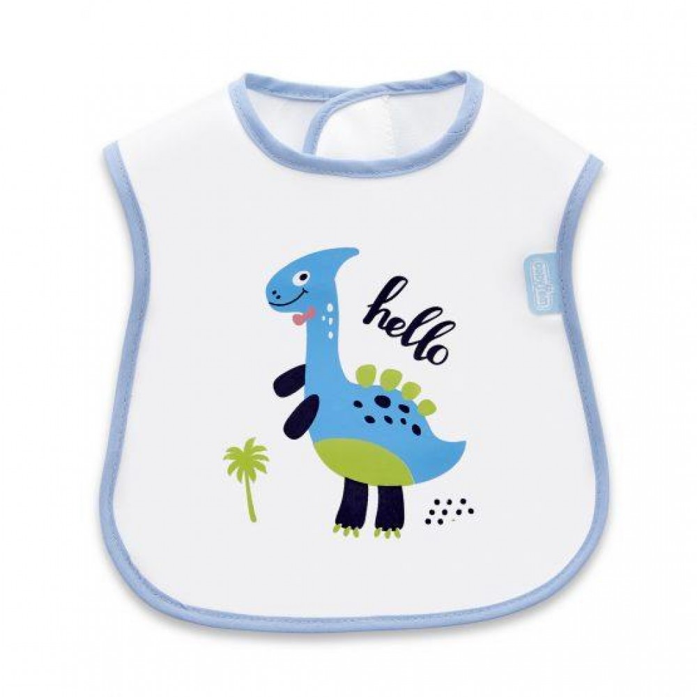 Baveta Poly Midi Bib Blue Babyjem | Protecție Eficientă