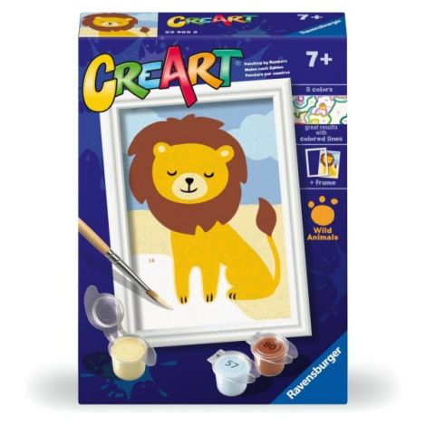 Ravensburger CreArt - Pictură Leu pentru Copii
