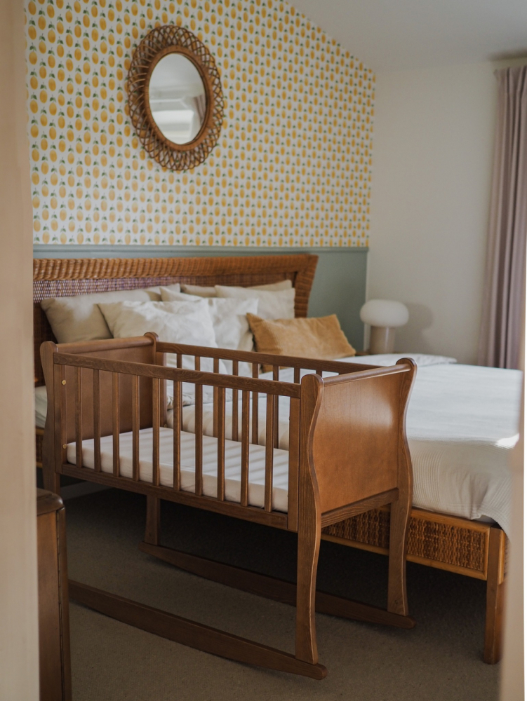 Patut Balansoar Woodies Co-Sleeping, Lemn Vintage - imagine 5