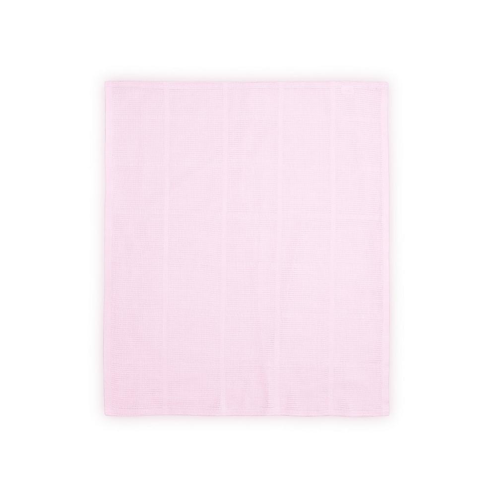 Paturica Croșetată Lorelli Pink, Bumbac 75x100 cm - imagine 2