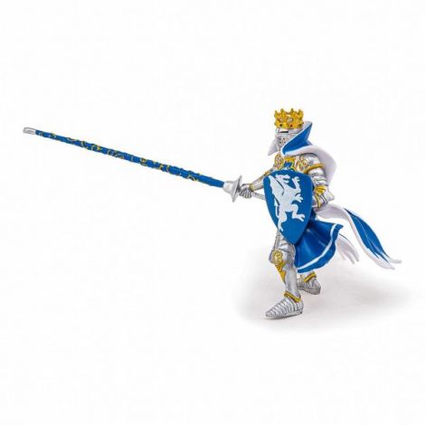 Papo Rege Dragon Albastru - Figurină Medievală - imagine 4
