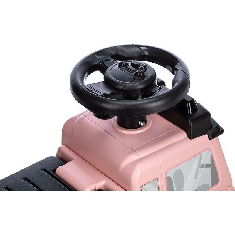 Ambulanta Ride-on Free2Move Roz, Lumini si Sunete - imagine 4