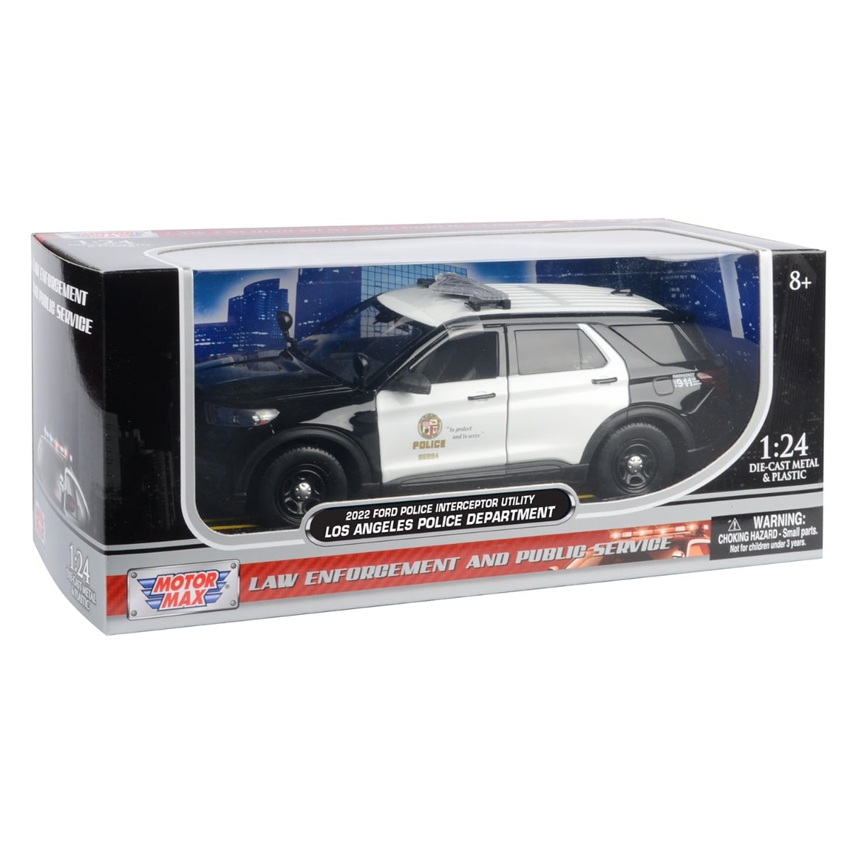 Masinuta Motormax Ford Police 1:24