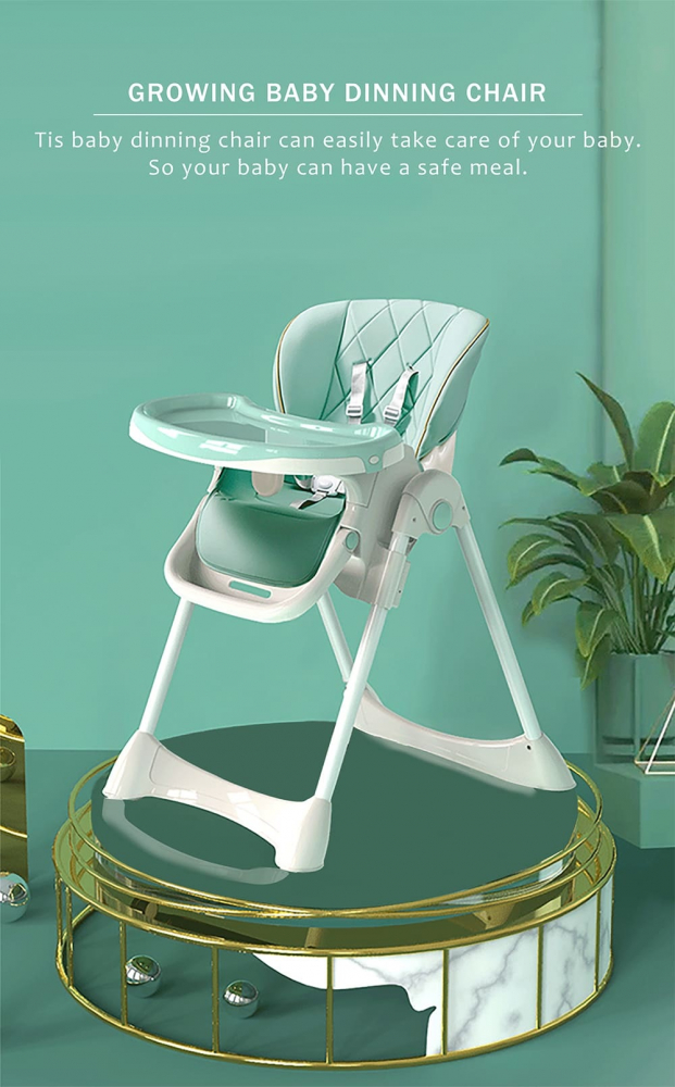 Scaun Masa 3in1 Little Mom Moove Green, Reglabil - imagine 6