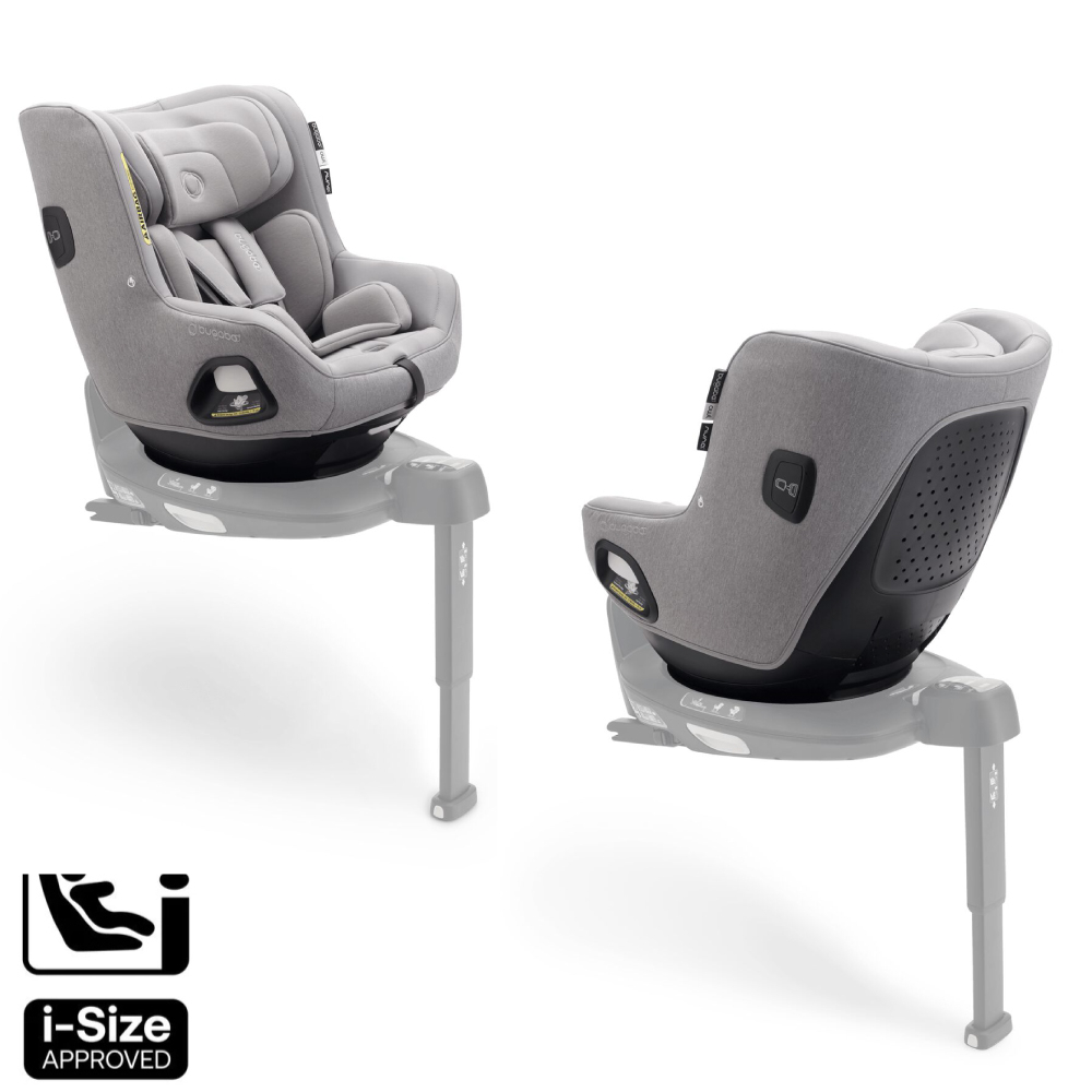 Scaun Auto Rotativ Bugaboo Owl Grey, i-Size