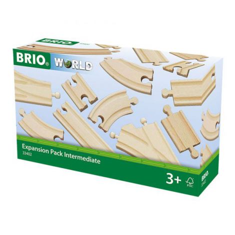 Set Expansiune Sine Brio 33402 - Trenulete Lemn