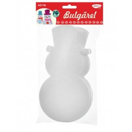 Bulgarel spuma Daco | Set 10 oameni de zăpadă