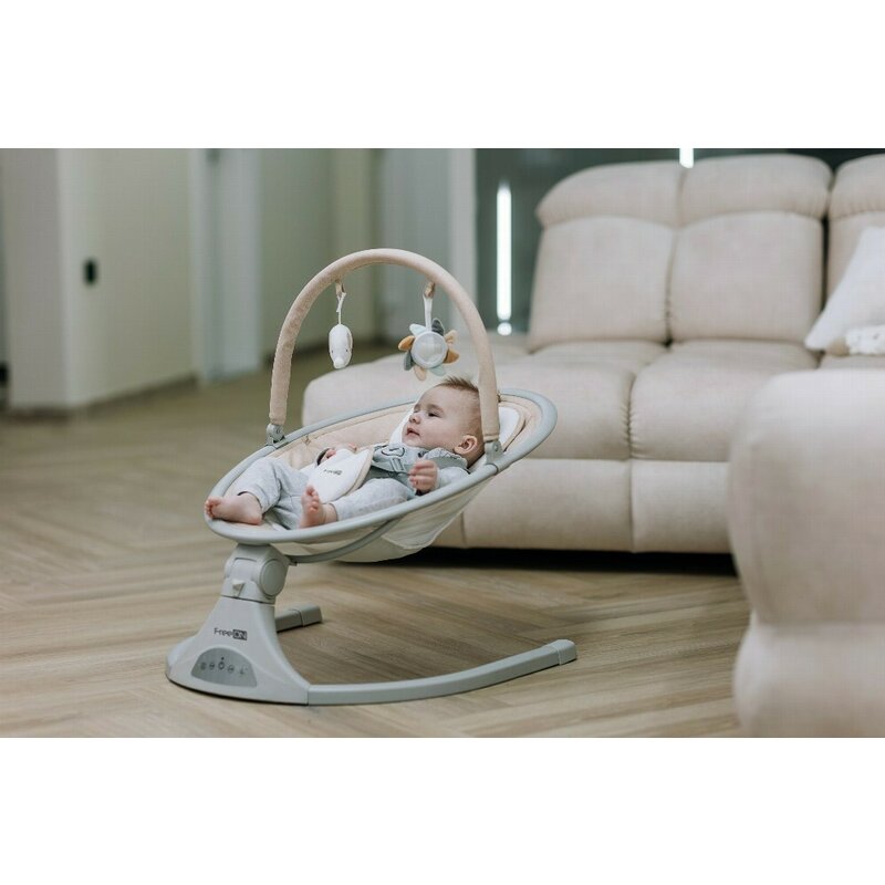 Leagan FreeOn Elite Beige cu 12 melodii si 5 viteze - imagine 3