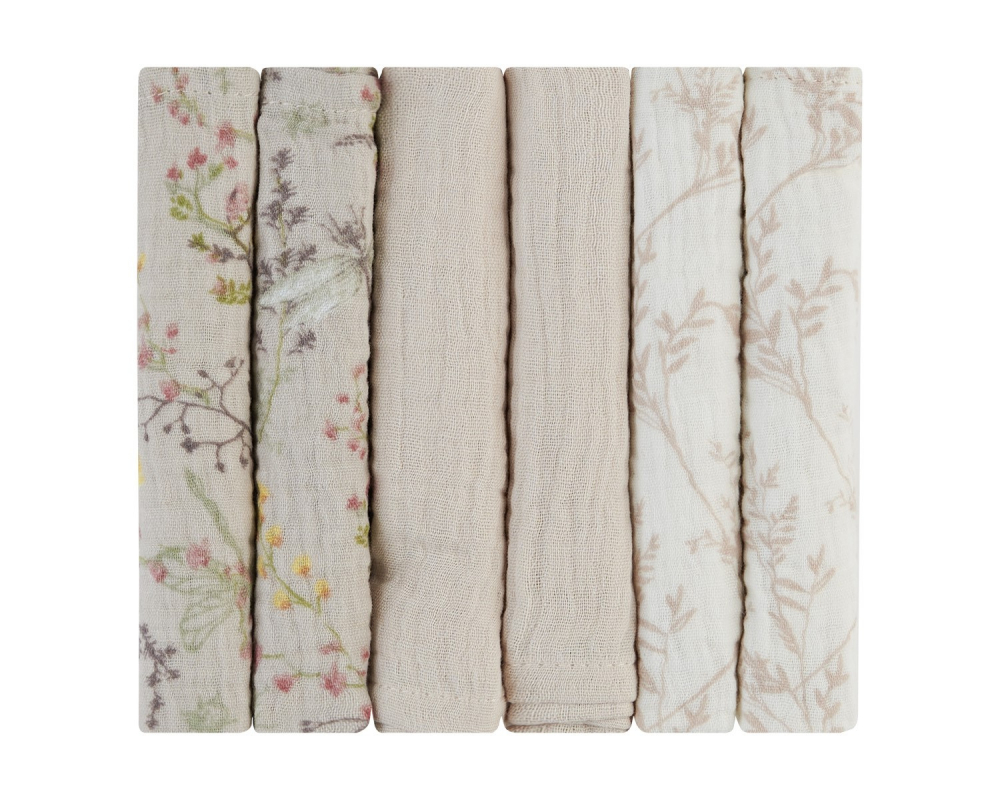 Set 6 Prosoape Muslin Bebe KikkaBoo - imagine 2