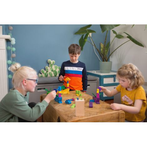 Joc educativ Construiște Dragonii BS Toys - imagine 3