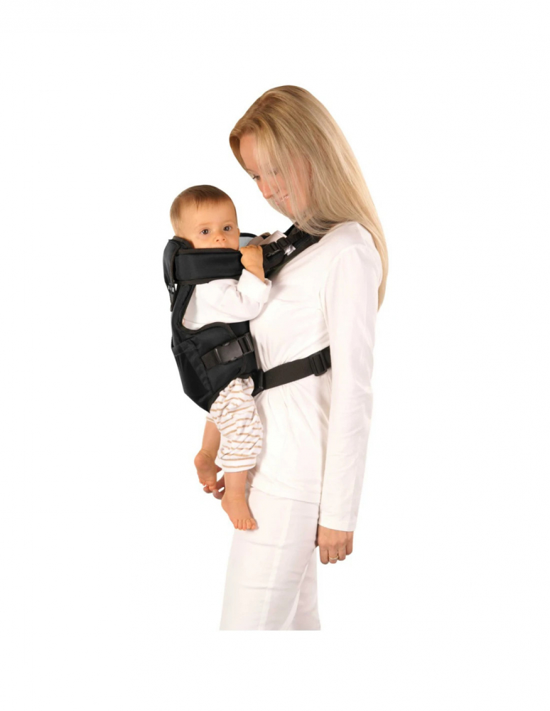 Marsupiu Womar Zaffiro Rain Ergonomic, Albastru-Negru - imagine 3