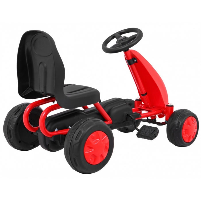 Kart Pedale Gokart Roșu | Aventură Sigură - imagine 5