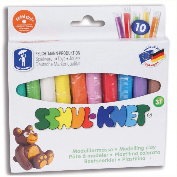 Plastilina Feuchtmann 10 culori non-toxica