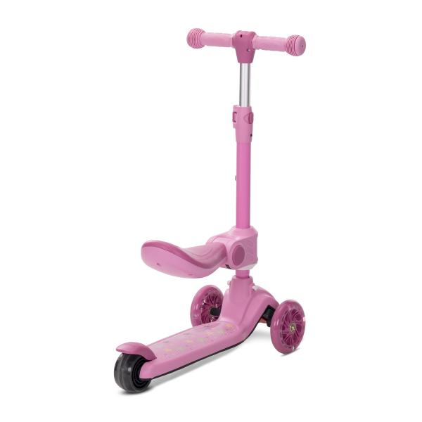 Lorelli Speedster Pink - Trotineta cu LED si scaunel - imagine 2