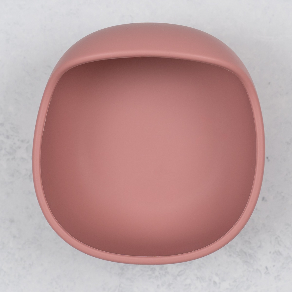 Bol AppeKids cu ventuza Old Rose - anti-murdărie - imagine 5