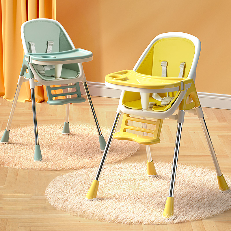 Scaun Masa Little Mom 2 în 1 Portabil Reglabil - imagine 7