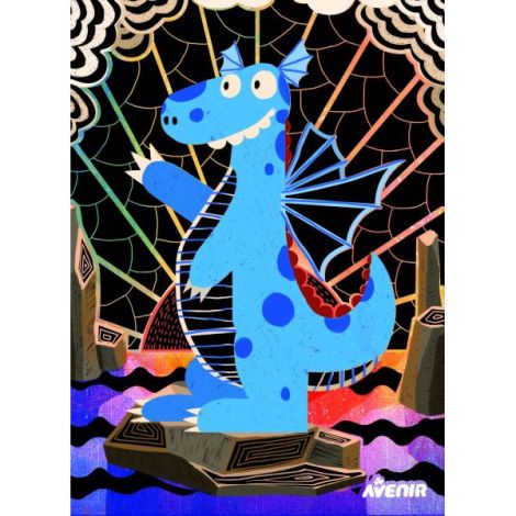 Set Scratch Art Dragoni Magici Avenir | Creativitate - imagine 6