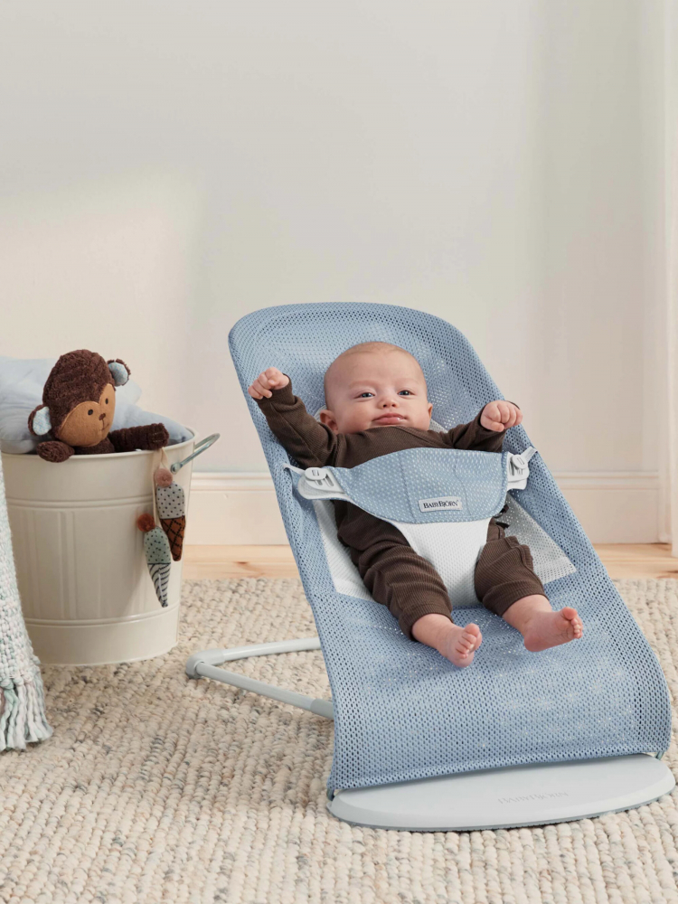 Balansoar Babybjorn Balance Soft, Albastru, Ergonomic - imagine 9
