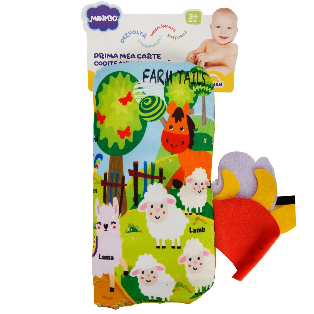Cărțiță 3D Animale Ferma Minibo