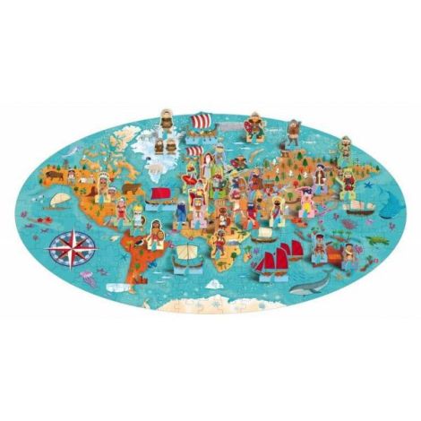 Puzzle Civilizatii Antice Sassi 200 piese educativ - imagine 4