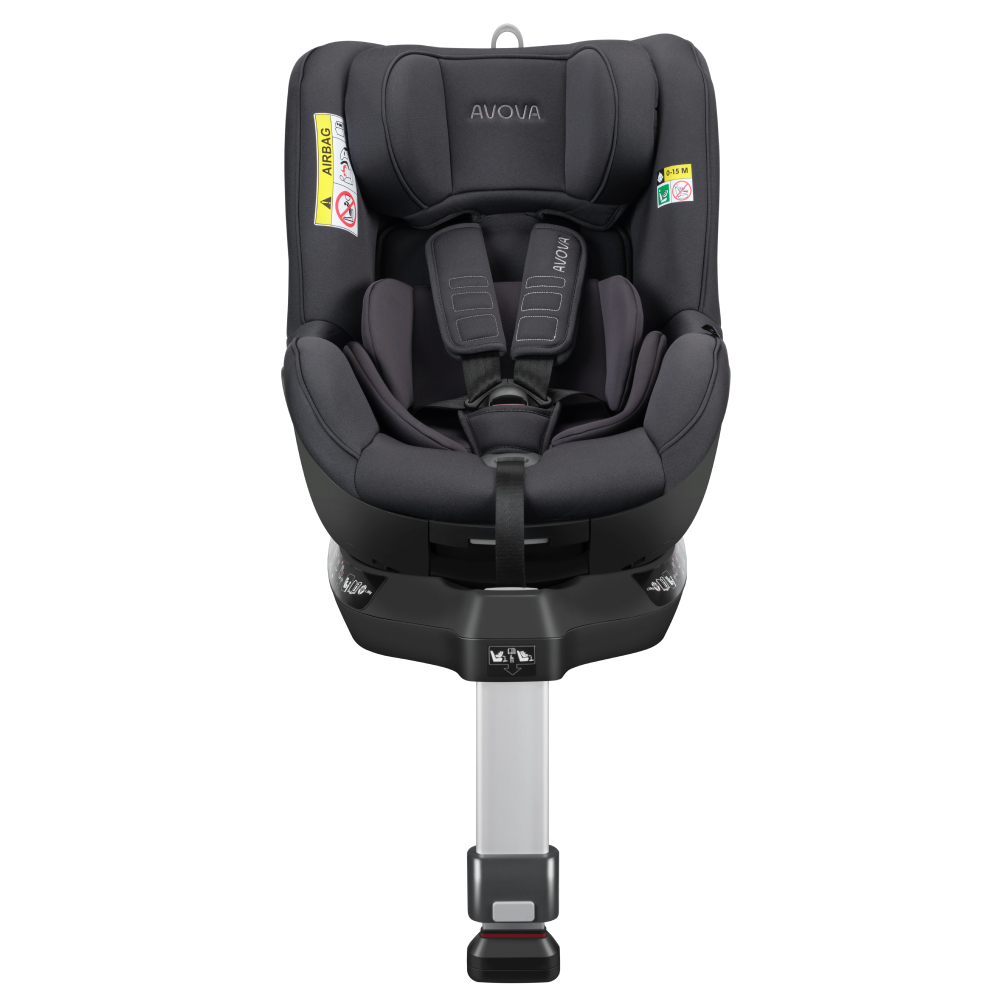 Scaun Auto Avova Sperber-Fix, i-Size, Gri - imagine 2