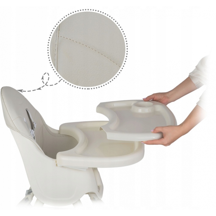 Scaun de masa 3in1 Ricokids Milo, Gri, Transformabil - imagine 3