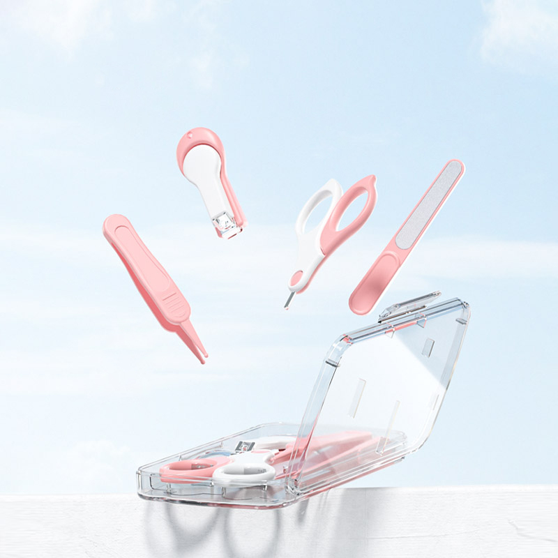 Set Manichiura 4 Piese Little Mom Pink Bebelusi - imagine 6