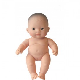 Păpușă Bebeluș Asiatic 21 cm Miniland