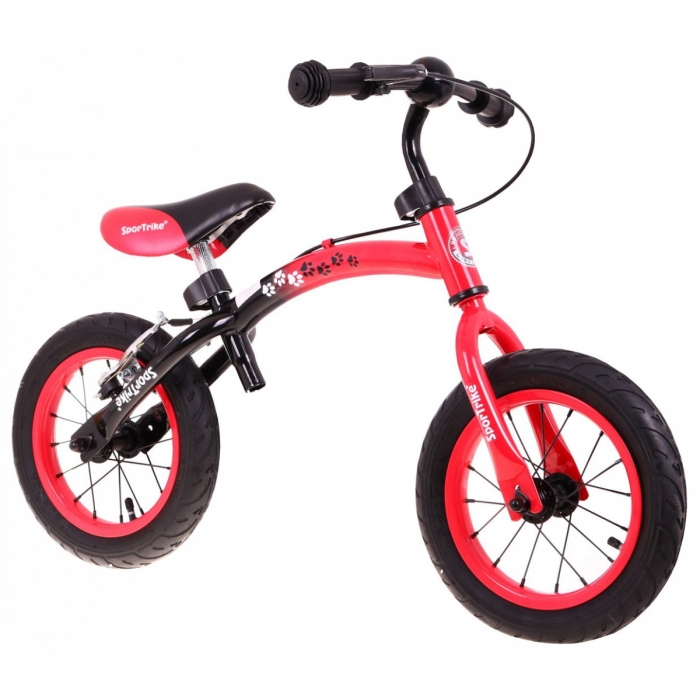 Bicicletă SporTrike fără pedale roșie - imagine 3