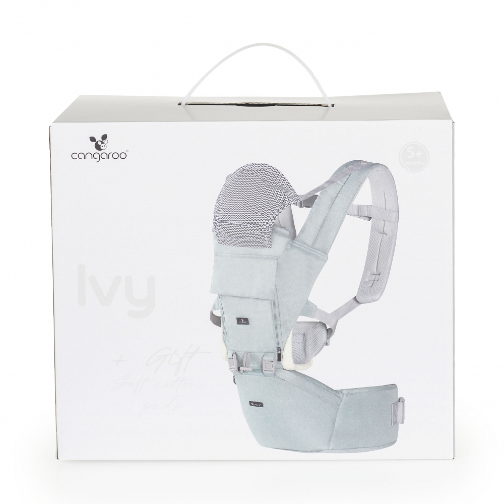 Marsupiu Cangaroo Ivy Green ergonomic 279 lei - imagine 3