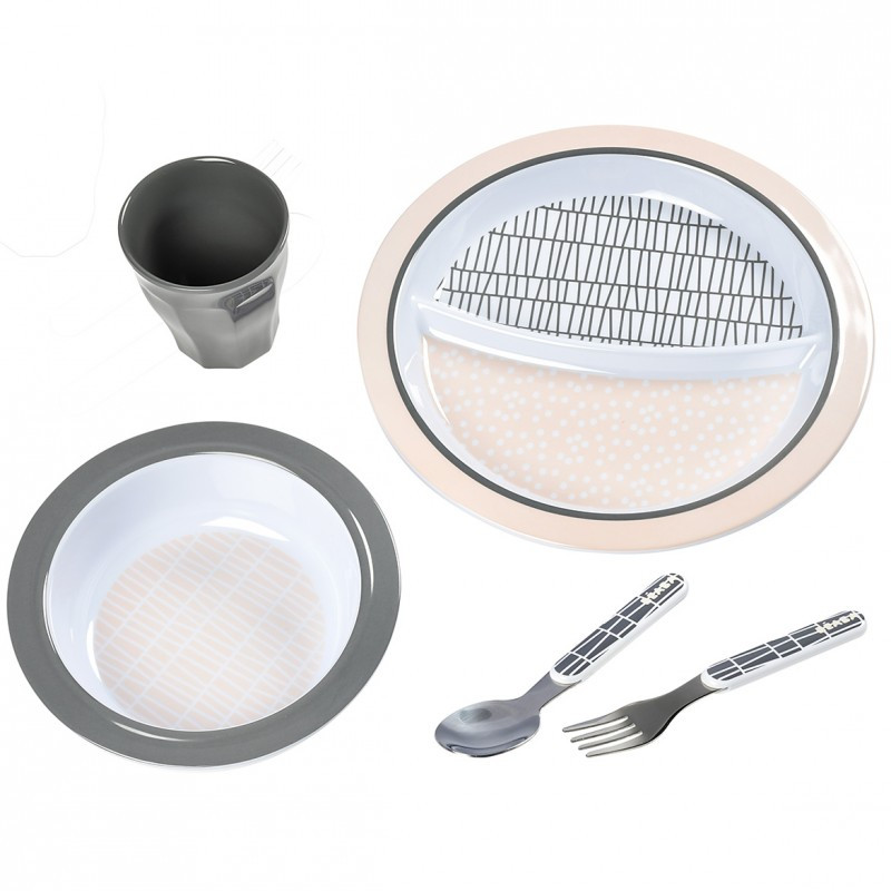 Set Masa Cadou Beaba Nude, 5 Piese - imagine 4