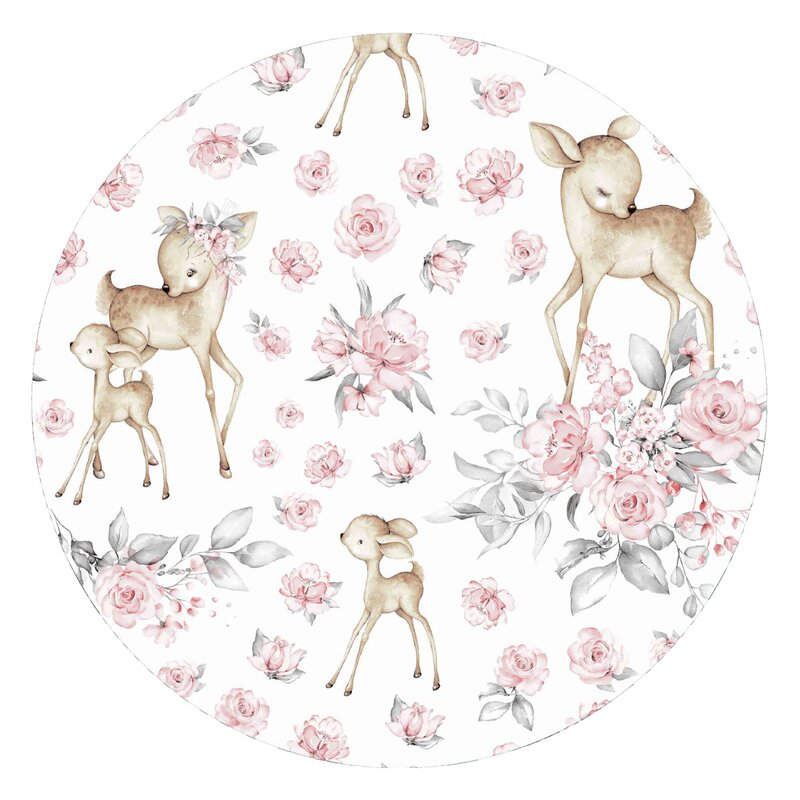 Bumper Impletit Miminu Sweet Deer Pink, 220 cm