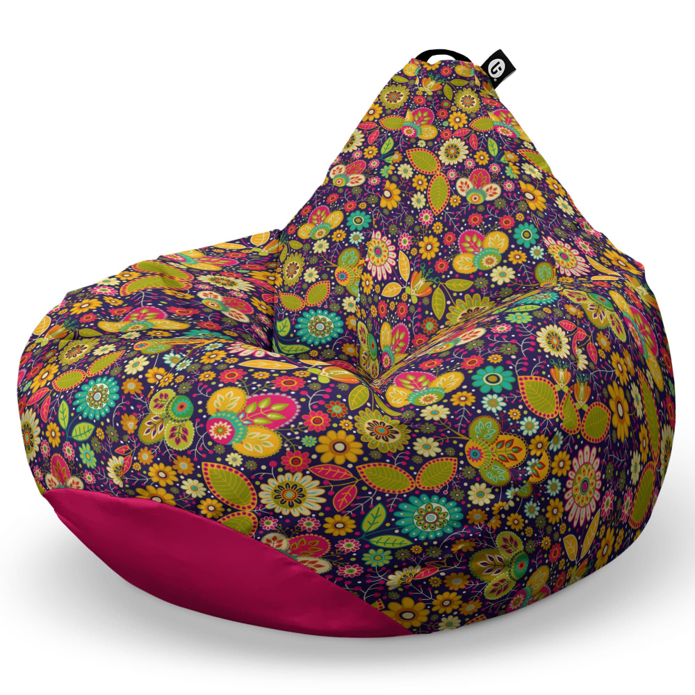 Fotoliu Puf XL Updeco Para Flowers - imagine 5