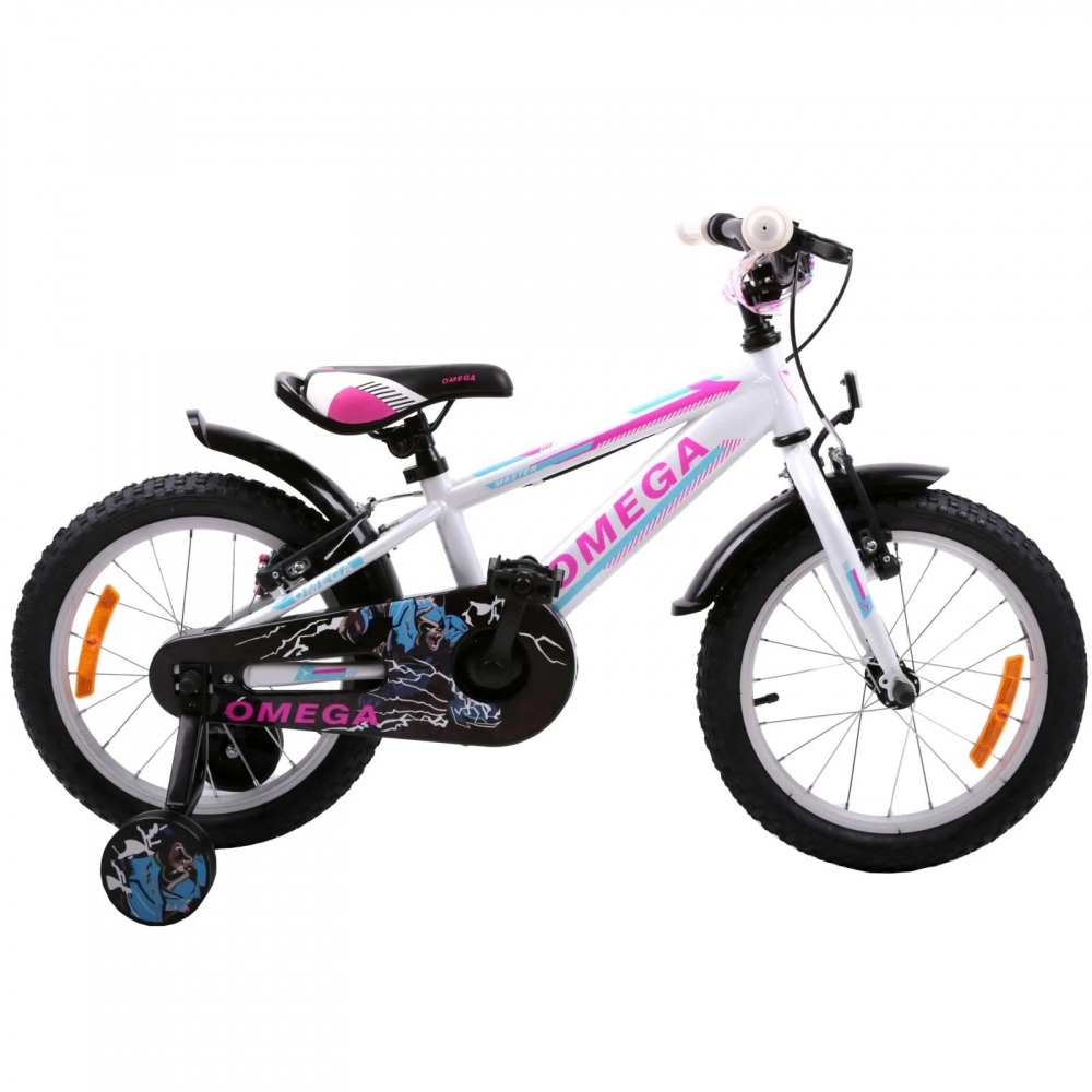 Bicicleta Omega Master 16 inch, Alba - imagine 2