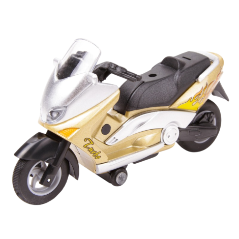 Motocicleta Goki cu Sunete și Lumini Auriu