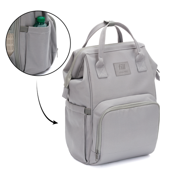 Geanta Rucsac Fillikid Barcelona Stone Grey | Practică - imagine 4