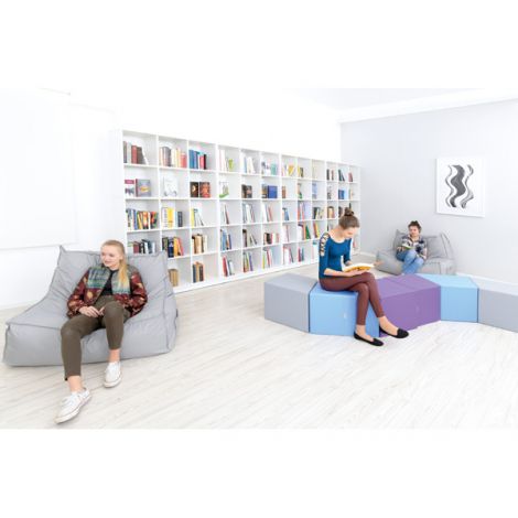 Puf Canapea Gri Moje Bambino - Confort și Design - imagine 5