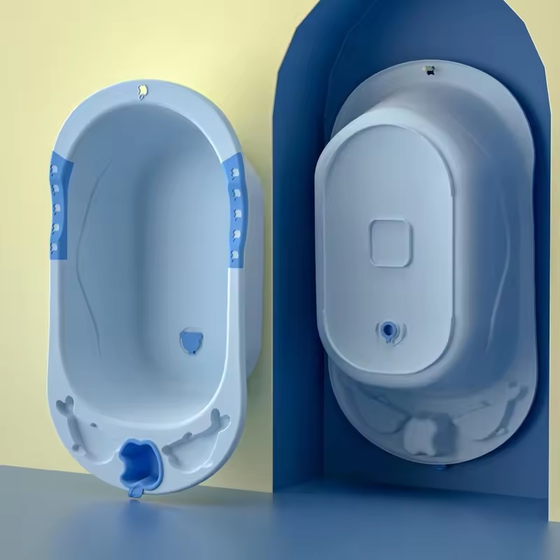 Cadita Little Mom Apple Blue - Baie Sigura - imagine 2