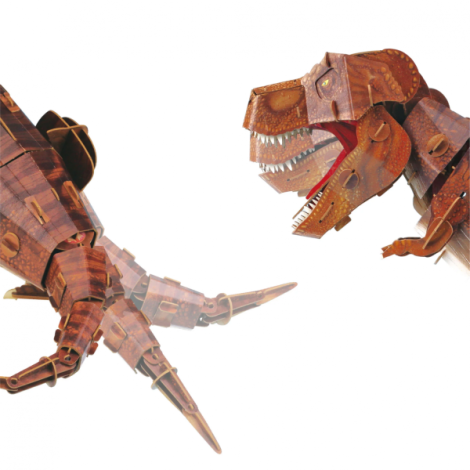 Puzzle 3D T-Rex Deluxe Mieredu - Educativ - imagine 4
