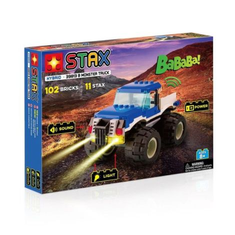 Stax Monster Truck cu Lumini și Sunete | Open Brick