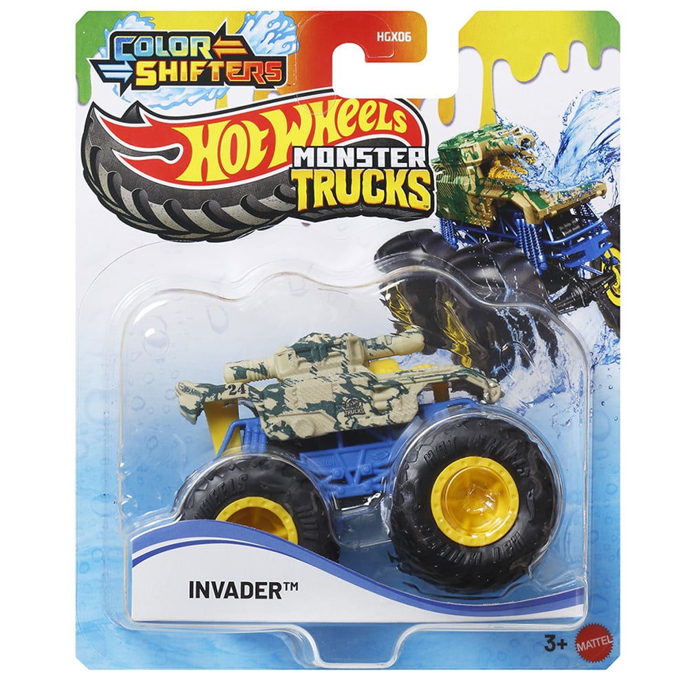 Hot Wheels Invader Color Shifters - Masina schimbă culoare