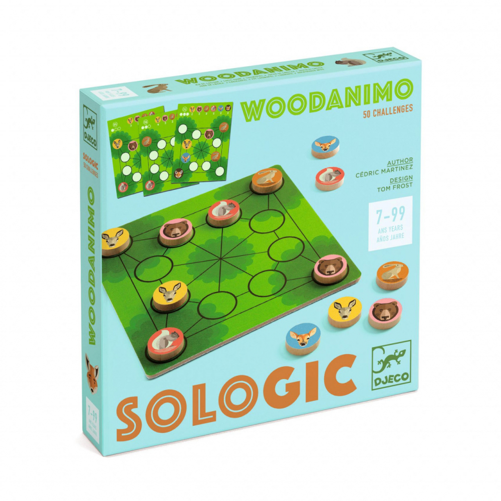 Joc logic Woodanimo Djeco | Gândire și distracție