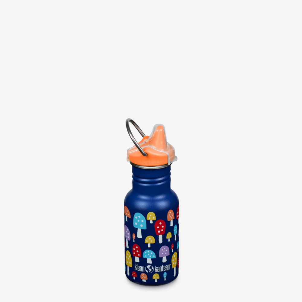 Klean Kanteen Sticlă Copii 355ml Antipicurare Mushrooms
