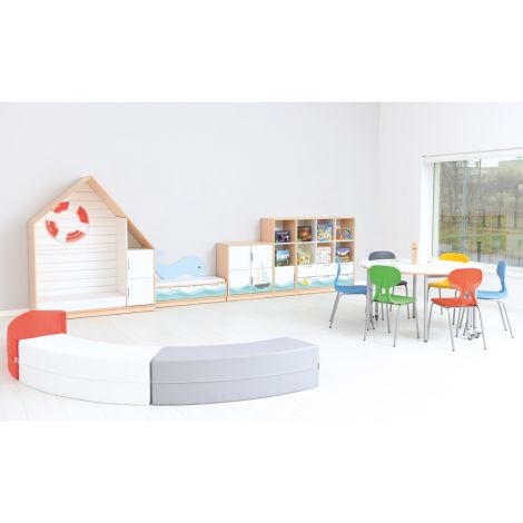 Scaun Școlar Ergonomic Roșu Colores | Moje Bambino - imagine 4