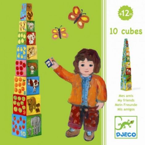 Turn de construit Djeco Copac, Educativ - imagine 3